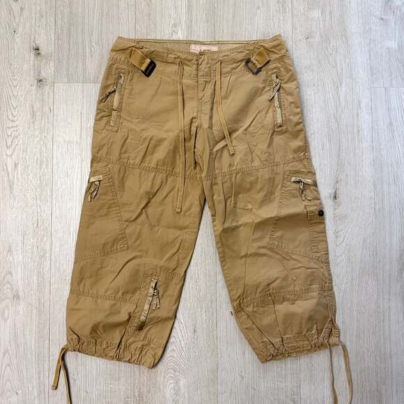 Abercrombie & Fitch Pants - Abercrombie & Fitch Y2K Utility Cargo Capri Pants